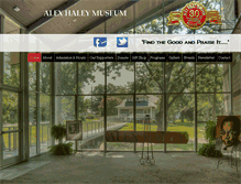 Tablet Screenshot of alexhaleymuseum.org
